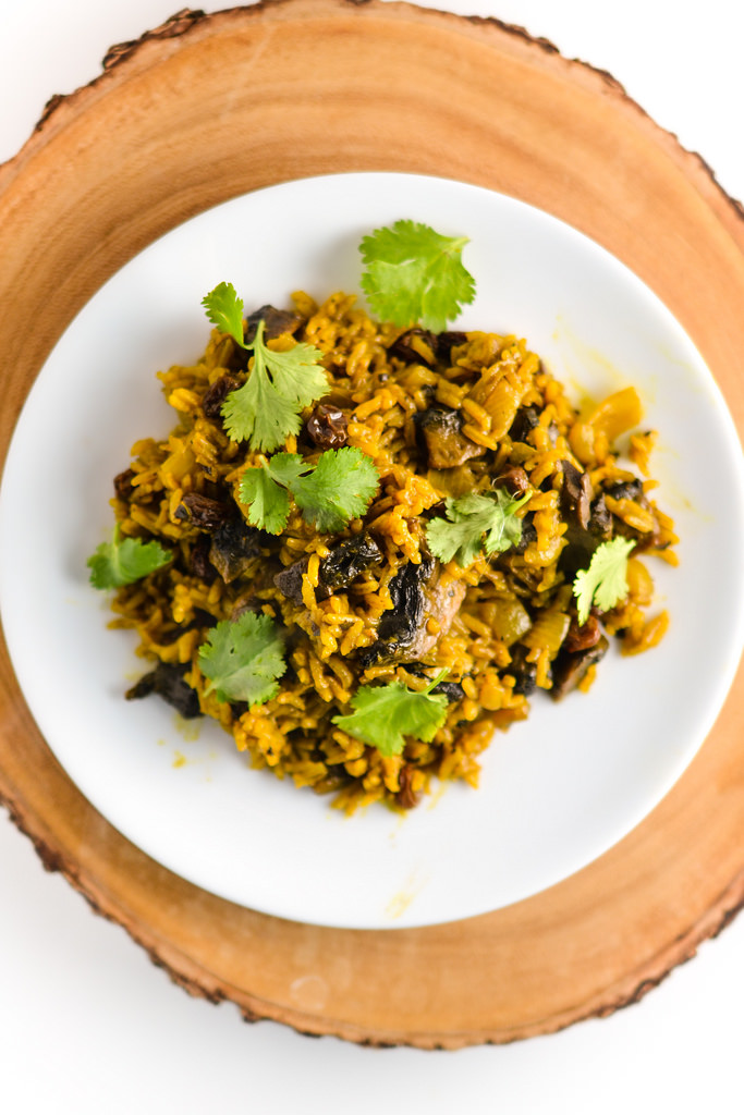 Turmeric Spiced Mushroom Pilaf Things I Made Today