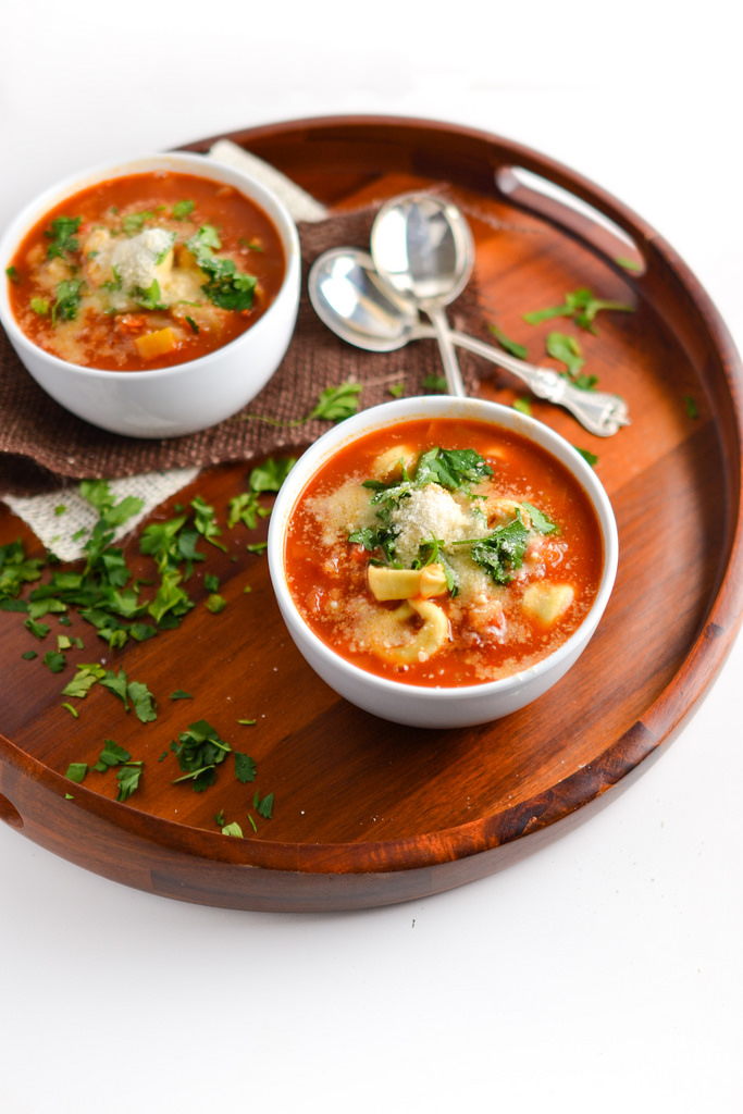 minestrone with tortellini soup - Things I Made Today