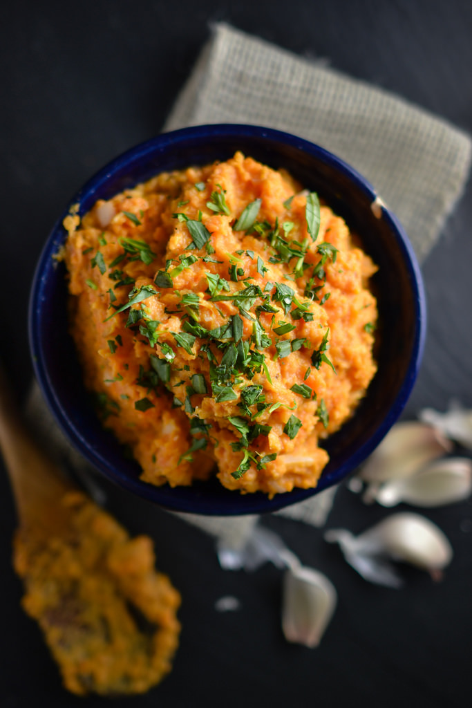 Garlic Mascarpone Mashed Sweet Potatoes - Things I Made Today